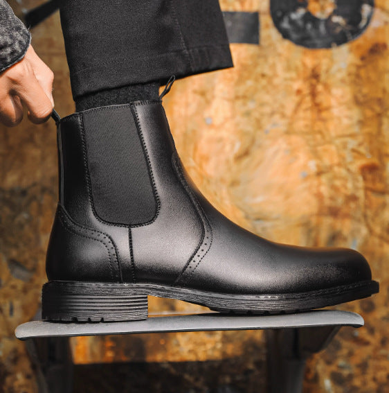 Fleece-like Men's Shoes New Autumn Boots